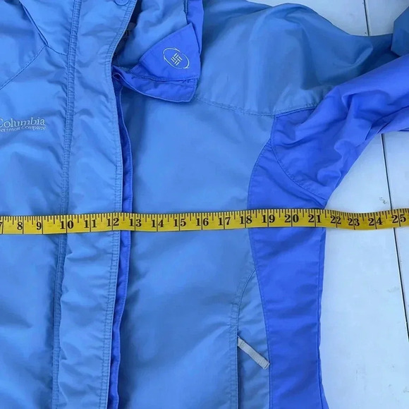 Columbia Core Interchange Jacket Blue‎ Small Outdoor Hiking Camping Durable Fall - Picture 11 of 15